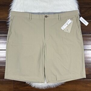 Tommy Bahama Men's Size 44 RG 10" Chip Shot IslandZone Shorts Stone Khaki